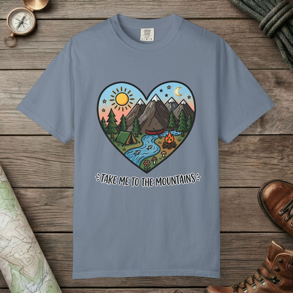 Mountains Hearts T-Shirt