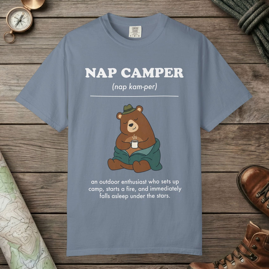 Nap Camper Definition T-Shirt