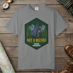 Grey color unisex graphic t-shirt with "Passing Encouraged" design