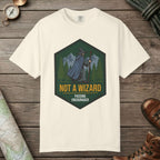 Ivory color unisex graphic t-shirt with "Passing Encouraged" design