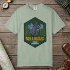 Bay color unisex graphic t-shirt with "Passing Encouraged" design