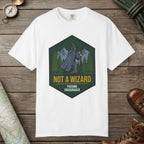 White color unisex graphic t-shirt with "Passing Encouraged" design