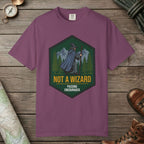 Berry color unisex graphic t-shirt with "Passing Encouraged" design
