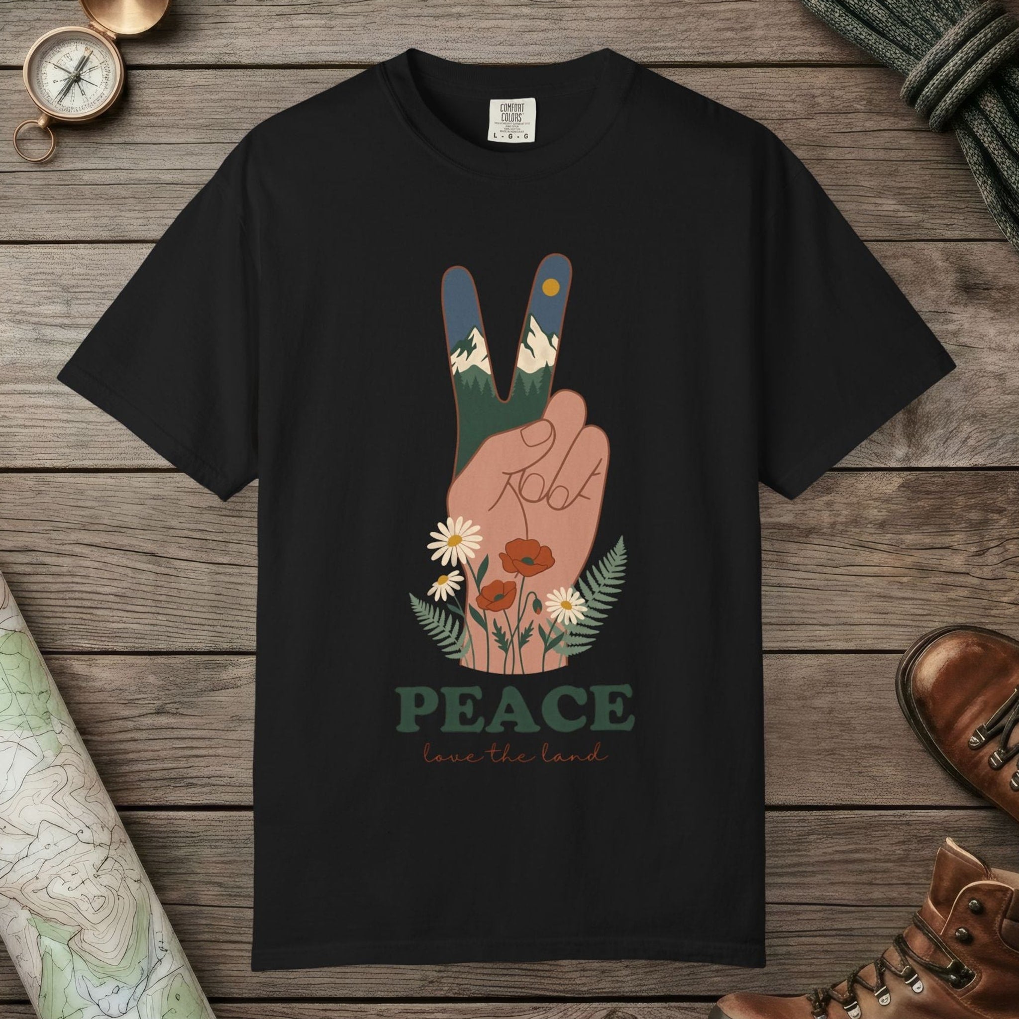 Peace Love The Land T-Shirt