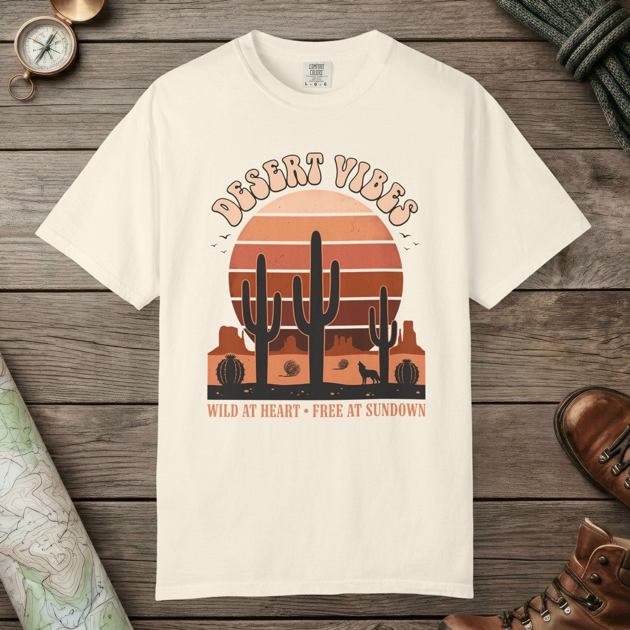 Retro Cactus Desert T-Shirt
