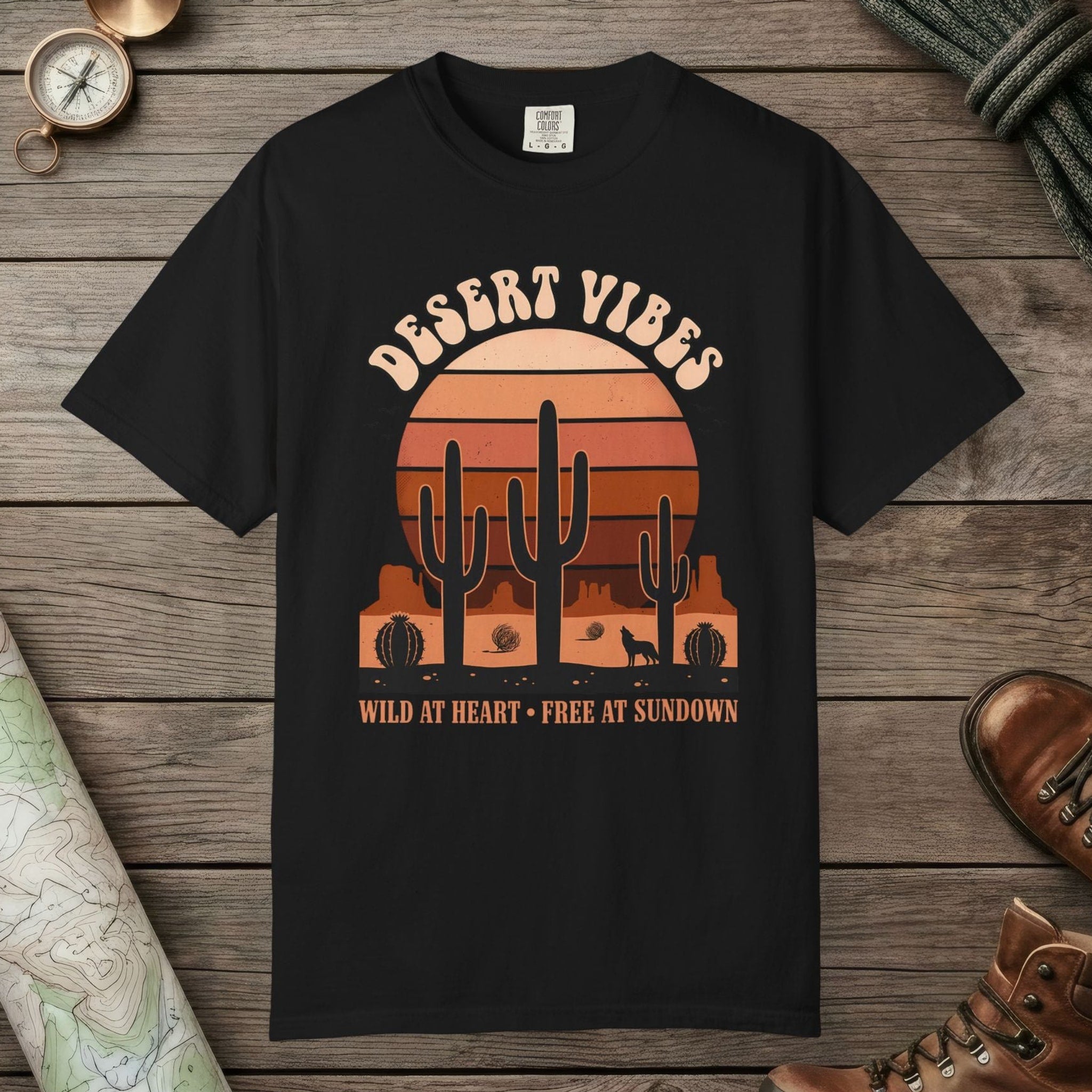 Retro Cactus Desert T-Shirt
